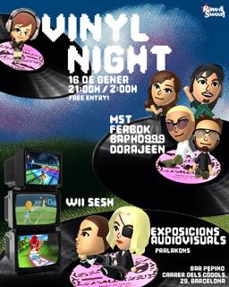 Vinyl Night / Wii Sesh / Audiovisual Exhibitions