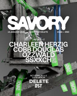 (5€) Savory - Techno Every Thursday