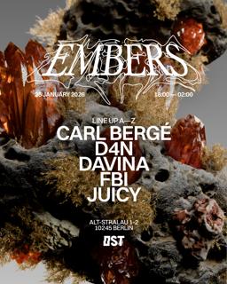 (5€) Embers - Sunday Evening Rave