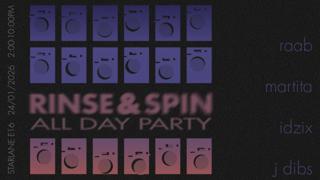 Zesty Presents: Rinse & Spin (All Day Party)