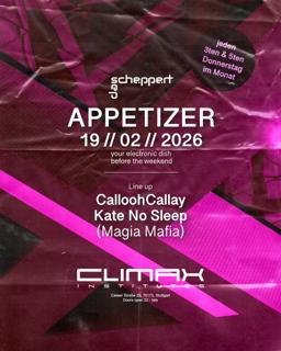 Appetizer (Das Scheppert)