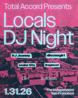 Total Accord Presents Locals Dj Night