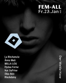 Fem-All / Techno / Free Entry 4 Woman/Flinta Until 1 Am
