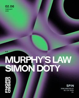 Fngrs Crssd Presents Murphy'S Law + Simon Doty