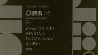 Club — Dh2 Night: George Daniel, Mariad, Oscar Farrell, 2D0Gs, Sofii
