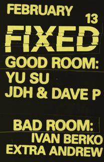 Fixed With Yu Su, Jdh & Dave P, Ivan Berko, Extra Andrew