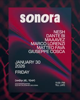 Sonora & Camera Del Tempo X Kindergarten