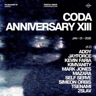 Coda 13 Year Anniversary