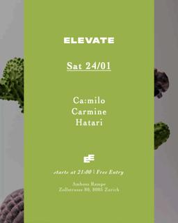 Elevate With Ca:Milo, Carmine, Hatari