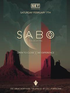 Set With Sabo 360 Experience (Open To Close), Only Sf Show This Year
