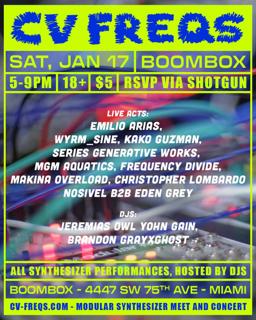 Cv Freqs Synthetizer Meet And Concert