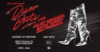 Gavin Turek Presents Disco Boots Feat. Juliet Mendoza + Zen Freeman