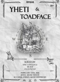Yheti & Toadface [Code Bassline $5 Off]