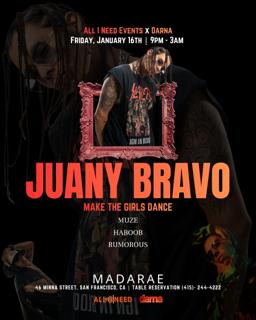 Afro House With Juany Bravo [Make The Girls Dance] At Madarae