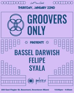 Groovers Only: Bassel Darwish