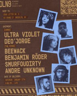 Ultra Violet, Deo'Jorge, Beewack, Benjamin Röder, Smurfoudirty, Andre Unknown 
