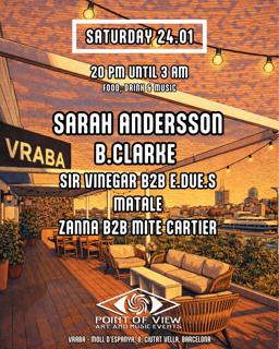 Point Of View At Vraba Presents: Sarah Andersson, B.Clarke