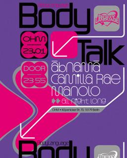 Body Language Pres. Body Talk - Residents All Night Long