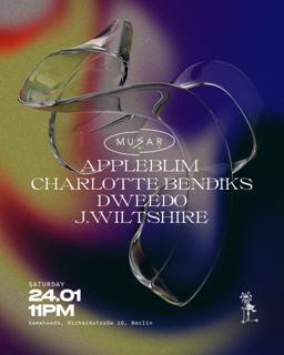 Musar: Appleblim, Charlotte Bendiks, Dweedo & J.Wiltshire