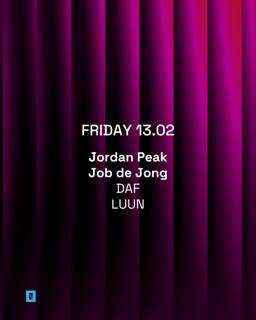 Toffler Presents Jordan Peak, Job De Jong