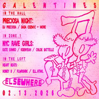 Galentine'S Preciosa Night: Dj Preciosa, Dada Cozmic, Nyc Rave Girls