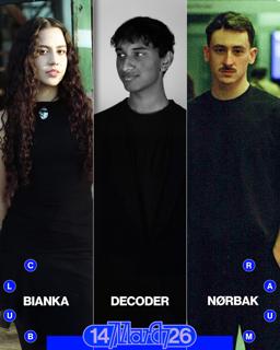 Bianka, Decoder, Hannecart, Nørbak, Sugar Free