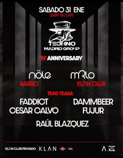 Techno Madrid Group Iv Aniversario