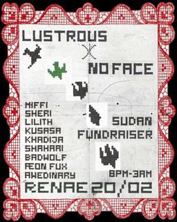 Lustrous X Noface: Fundraiser 4 Sudan