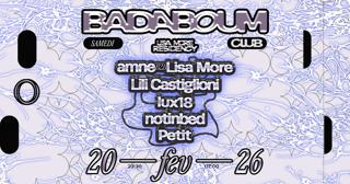 Club — Lisa More Residency: Amne, Lili Castiglioni, Lux18, Notinbed & Petit