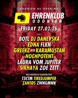 Ehrenklub In Odonien #26 / Re-Opening