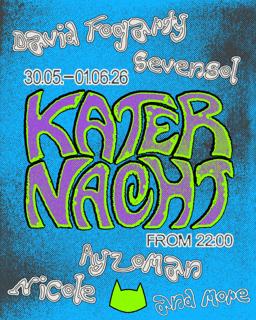 Katernacht With Sevensol, David Fogarty, Nicole, Ayzoman + More