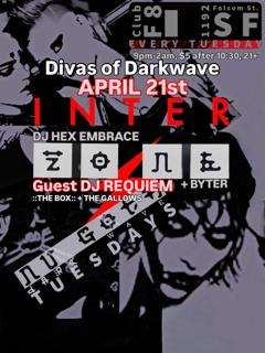 Interzone Darkwave Tuesdays: Divas Of Darkwave