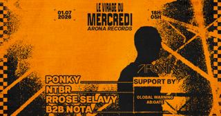 Le Virage Du Mercredi X Arona: Ponky, Ntbr, Rrose Selavy & Nota