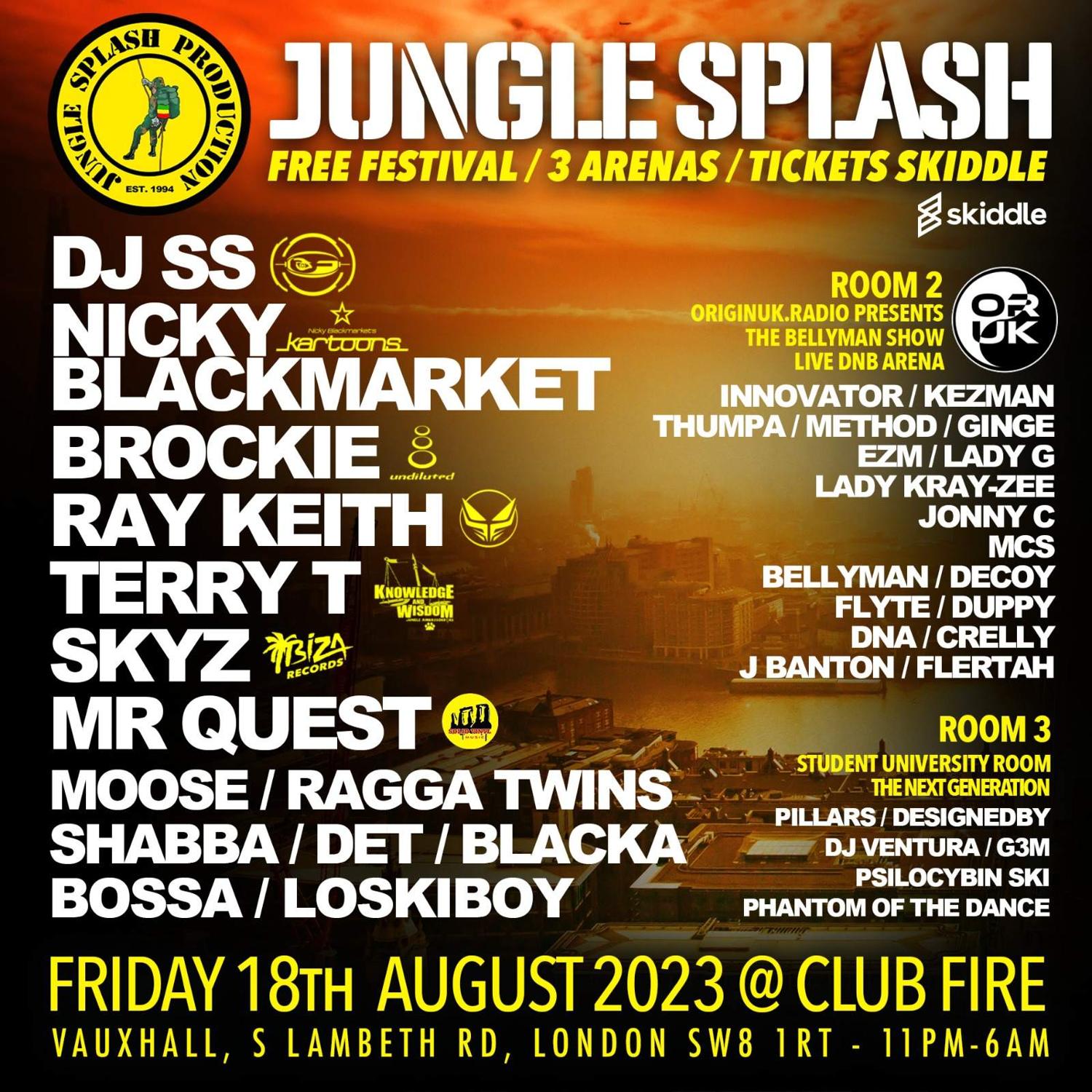 Jungle Splash Free Festival